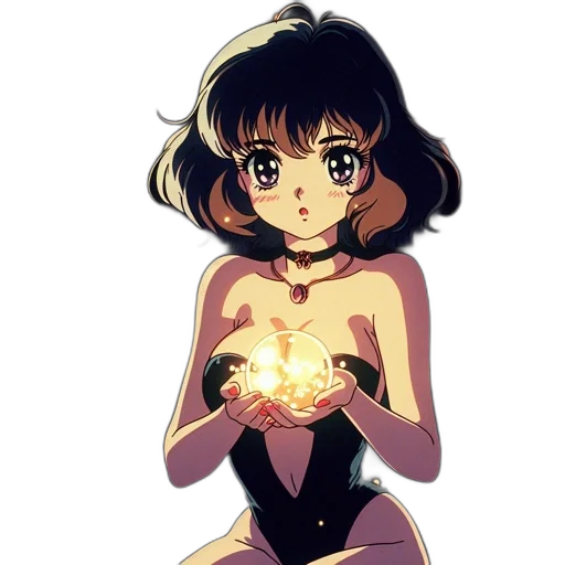 flower, dress, anime, concept art transparent PNG cut-out