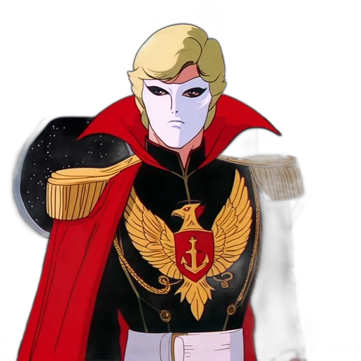 crown, staff, jacket, mask transparent PNG cut-out