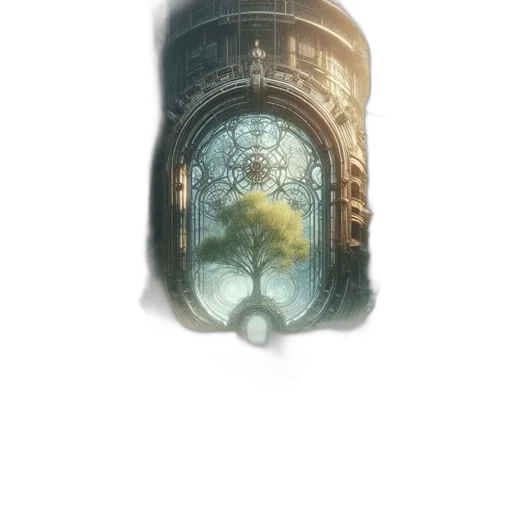 bottle, crown, dress, tree transparent PNG cut-out