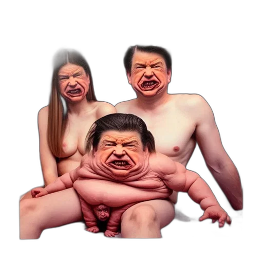 creature, face, animal, photorealistic transparent PNG cut-out
