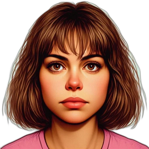 face, hair, mask, robot transparent PNG cut-out