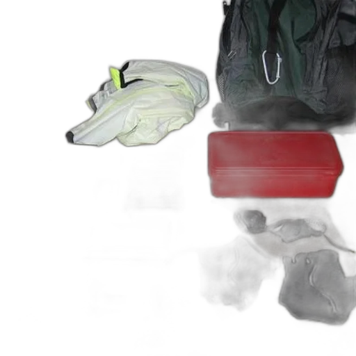 shoes, mask, jacket, creature transparent PNG cut-out