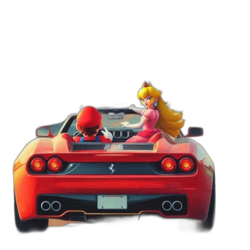 car, weapon, 3d render, concept art transparent PNG cut-out