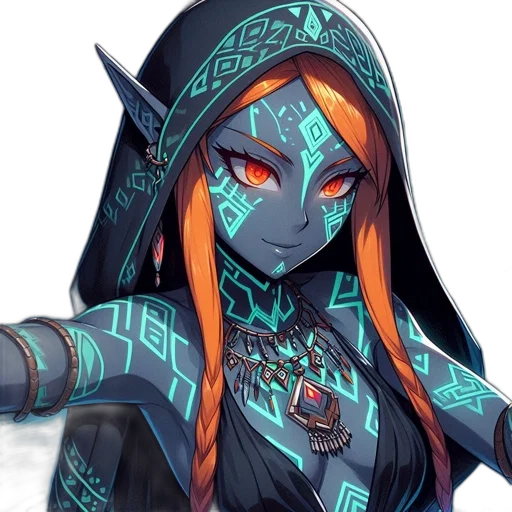staff, mask, fantasy art, pixel art transparent PNG cut-out