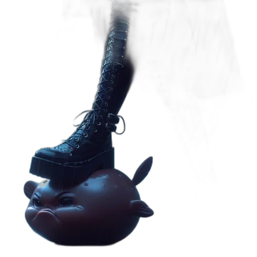 shoes, mask, weapon, dragon transparent PNG cut-out