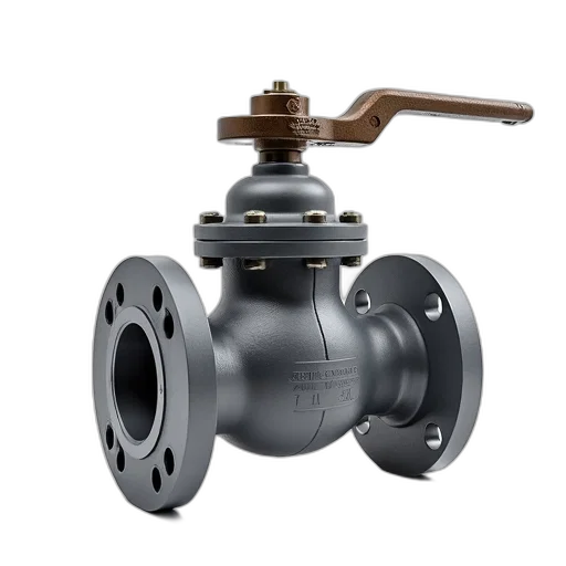 trunnio, ball, valve, flange transparent PNG cut-out