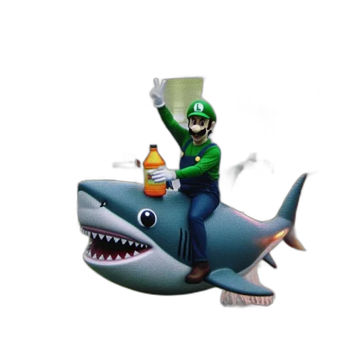 animal, creature, bottle, 3d render transparent PNG cut-out