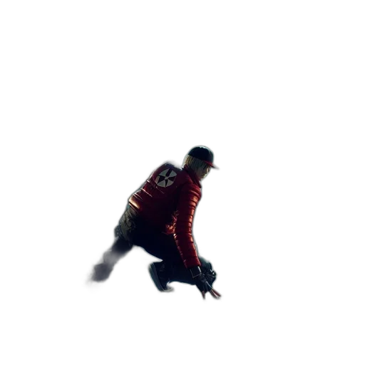 jacket, creature, dragon, staff transparent PNG cut-out