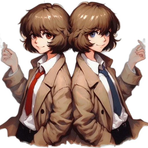 jacket, mask, hair, face transparent PNG cut-out