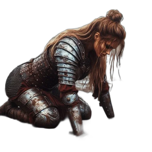 hair, dragon, sword, weapon transparent PNG cut-out