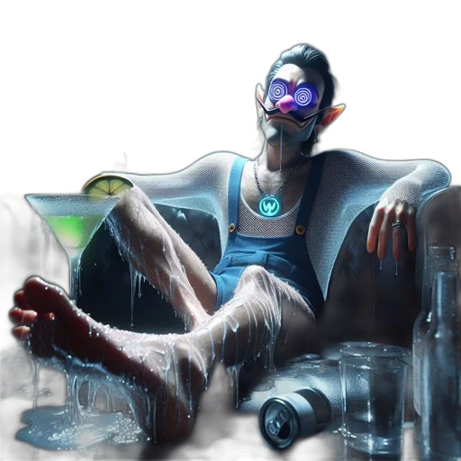 robot, mask, cyberpunk, concept art transparent PNG cut-out