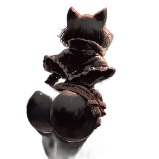 hair, staff, animal, creature transparent PNG cut-out