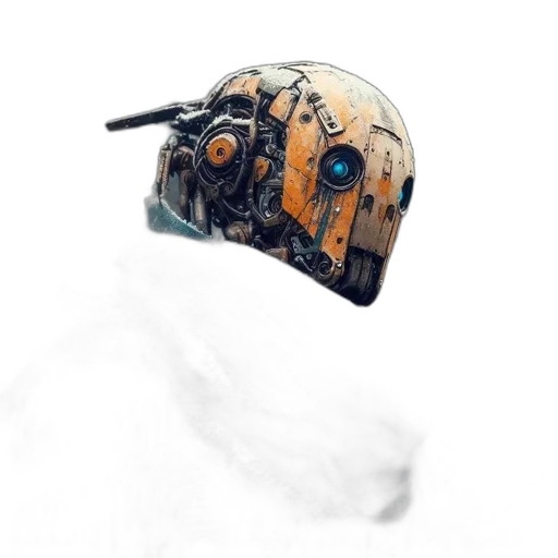 robot, mask, hat, weapon transparent PNG cut-out