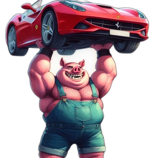 car, animal, weapon, concept art transparent PNG cut-out