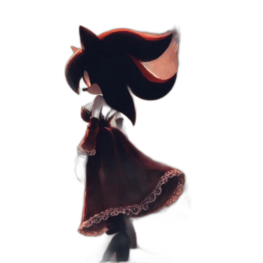dress, staff, creature, animal transparent PNG cut-out