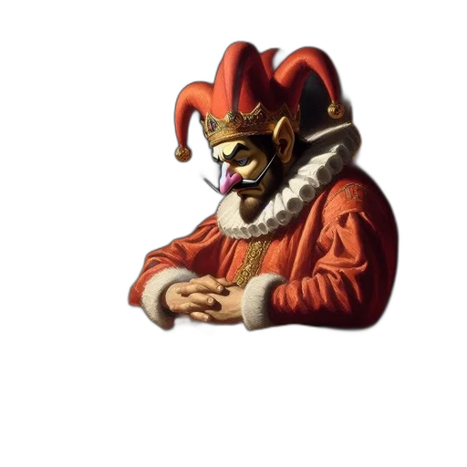 crown, mask, staff, face transparent PNG cut-out