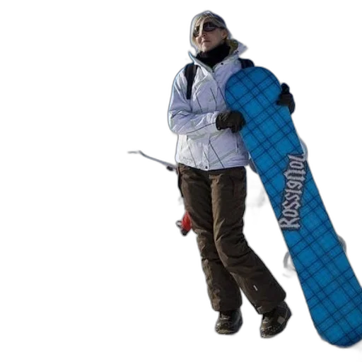 jacket, staff, woman, white transparent PNG cut-out