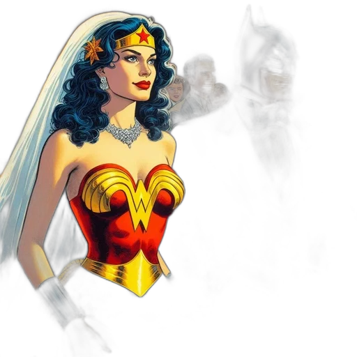 comic book art, concept art, fantasy art, 3d render transparent PNG cut-out