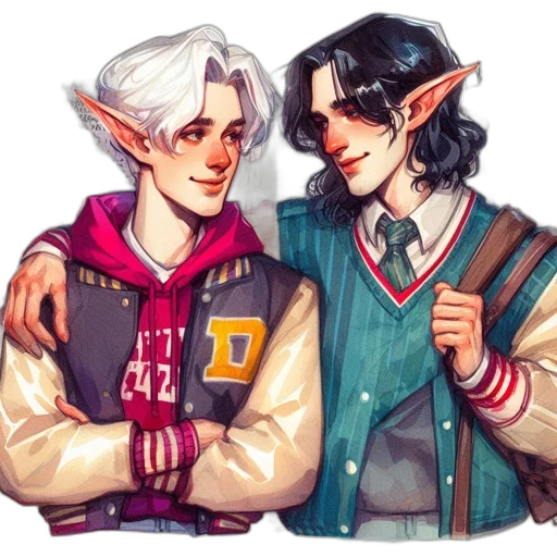 jacket, fantasy art, watercolor, concept art transparent PNG cut-out