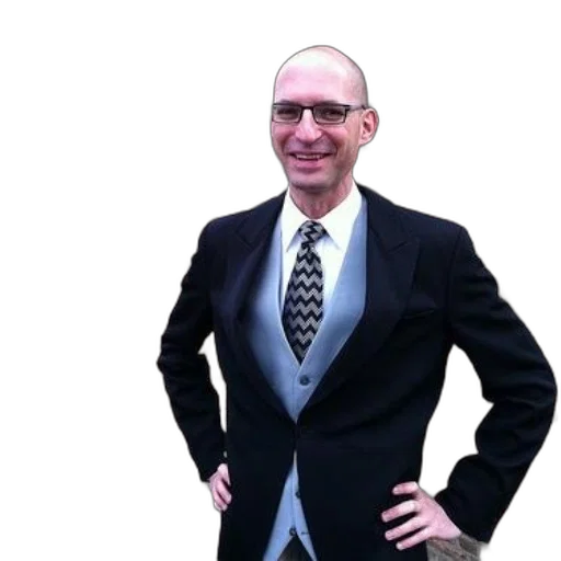 staff, jacket, photorealistic, man transparent PNG cut-out