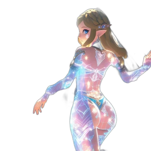 dress, mask, concept art, 3d render transparent PNG cut-out