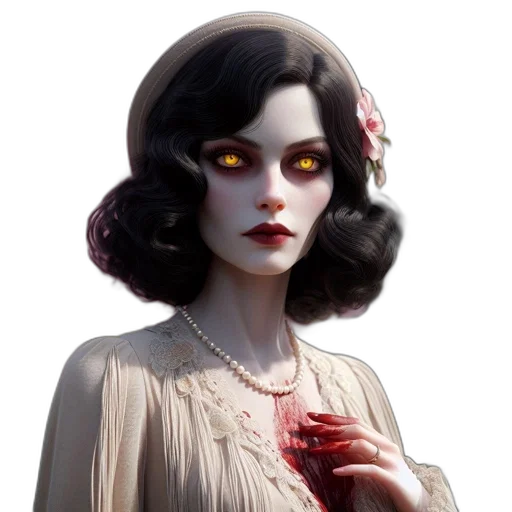jewelry, staff, face, dress transparent PNG cut-out