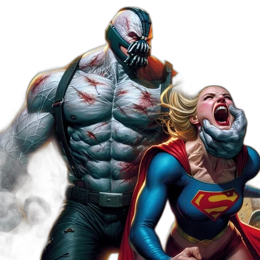 comic book art, concept art, large, fiery transparent PNG cut-out