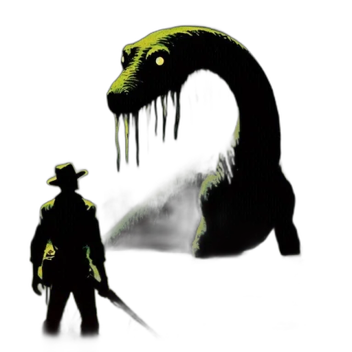 creature, dragon, animal, staff transparent PNG cut-out