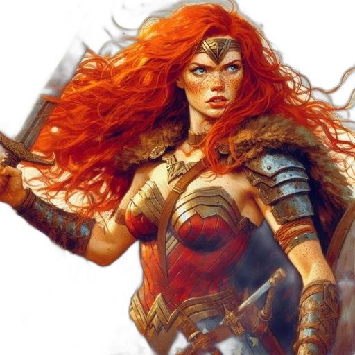 comic book art, fantasy art, concept art, photorealistic transparent PNG cut-out