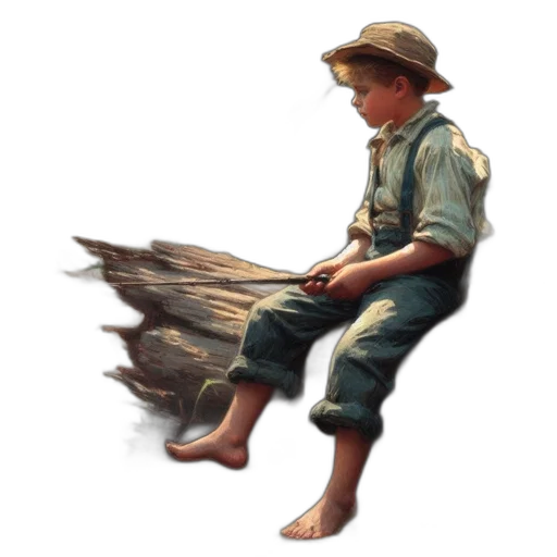 staff, hat, weapon, shoes transparent PNG cut-out