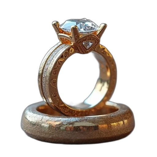 jewelry, crown, furniture, 3d render transparent PNG cut-out