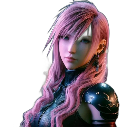 hair, dragon, face, robot transparent PNG cut-out