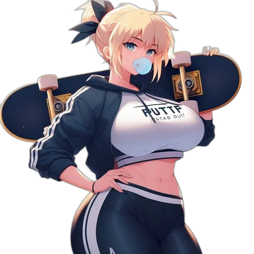 jacket, weapon, staff, robot transparent PNG cut-out