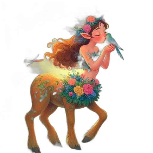 concept art, fantasy art, watercolor, pixel art transparent PNG cut-out