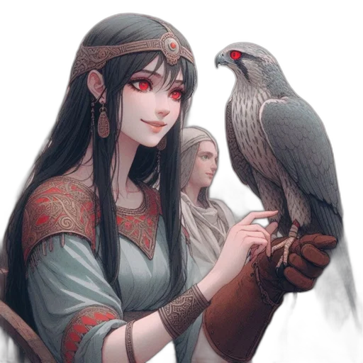 dragon, jewelry, staff, fantasy art transparent PNG cut-out