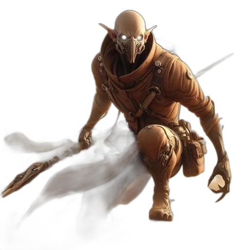 creature, staff, dragon, weapon transparent PNG cut-out