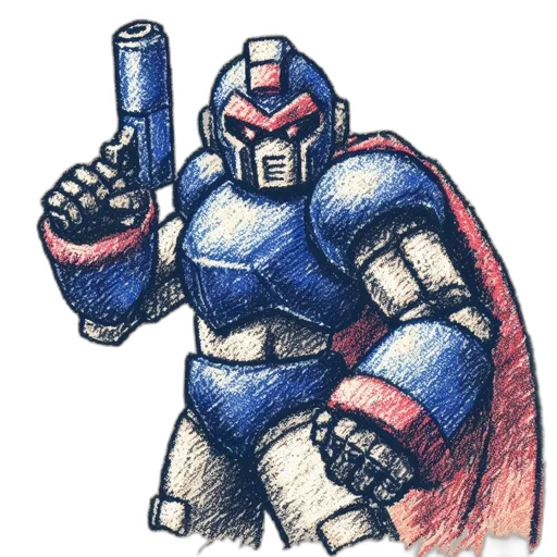 robot, weapon, concept art, watercolor transparent PNG cut-out
