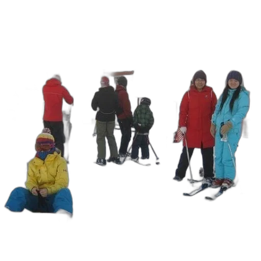 jacket, staff, umbrella, 3d render transparent PNG cut-out