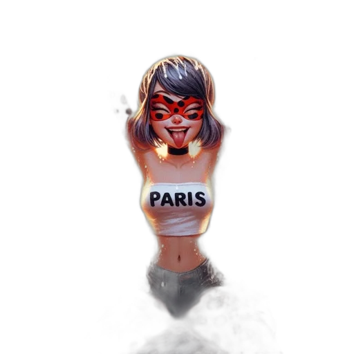 mask, dress, face, photorealistic transparent PNG cut-out