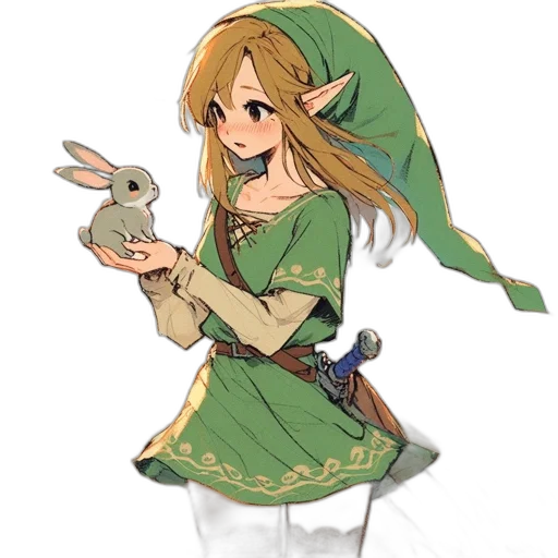 dress, staff, weapon, mask transparent PNG cut-out