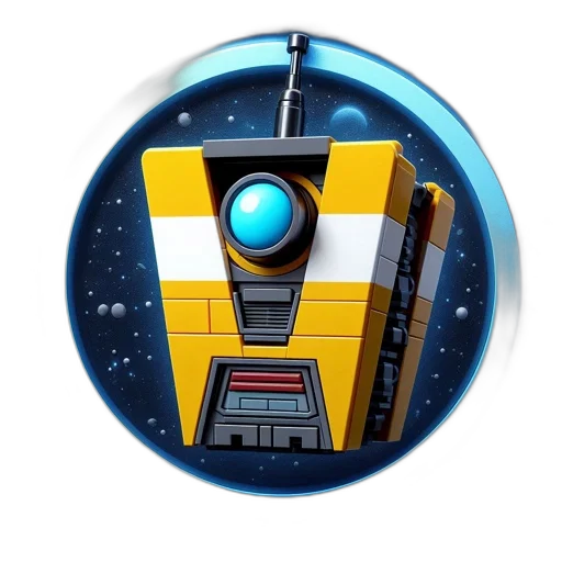 robot, concept art, 3d render, outer space transparent PNG cut-out