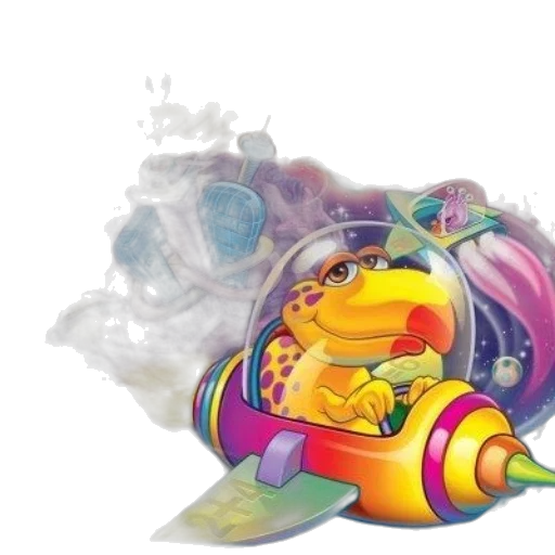 dragon, concept art, 3d render, vaporwave transparent PNG cut-out