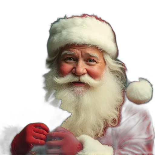 photorealistic, 3d render, concept art, santa transparent PNG cut-out