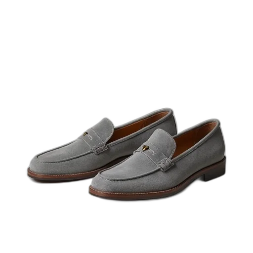 shoes, grey, flat, shoe transparent PNG cut-out