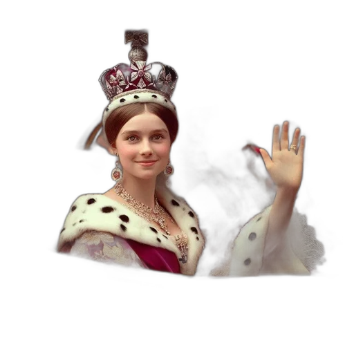 crown, jewelry, face, staff transparent PNG cut-out