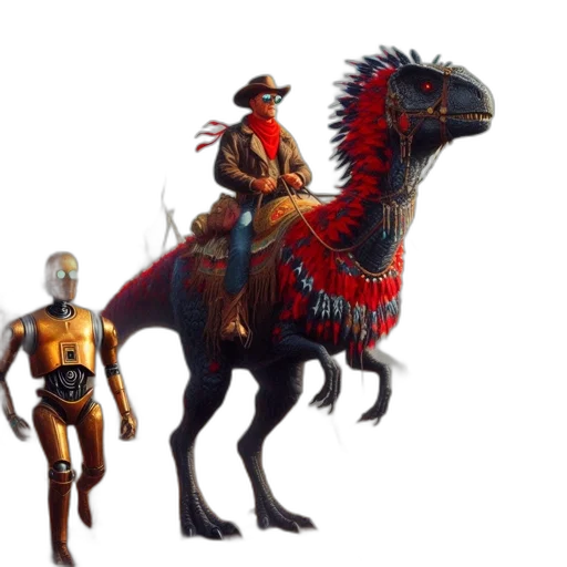 dragon, robot, animal, creature transparent PNG cut-out