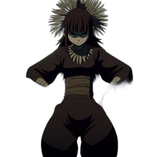 mask, creature, staff, animal transparent PNG cut-out