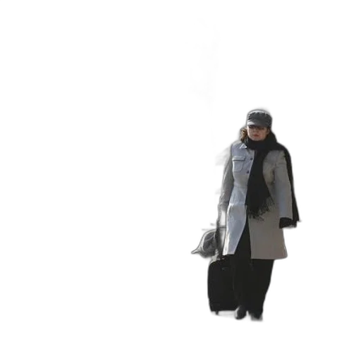 jacket, staff, mask, hat transparent PNG cut-out