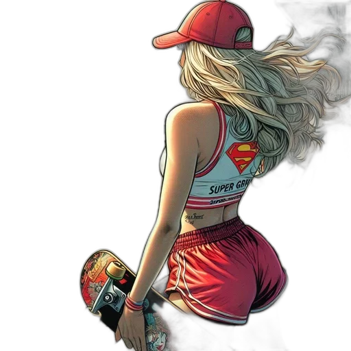 dress, hat, concept art, comic book art transparent PNG cut-out