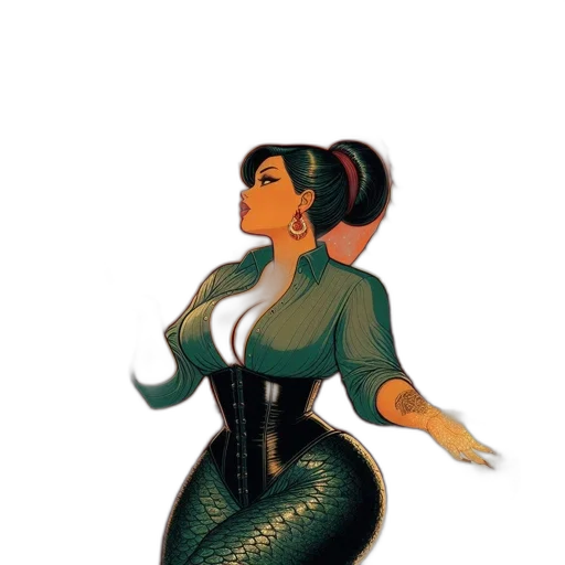 dress, concept art, fantasy art, pixel art transparent PNG cut-out